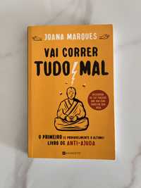 Livro: Vai correr tudo mal - Joana Marques