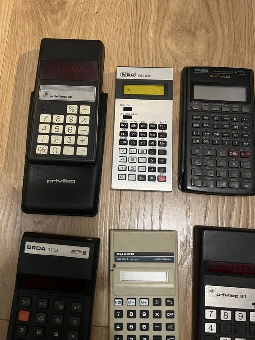 24 Kalkulatory vintage prl unitra bolek magda