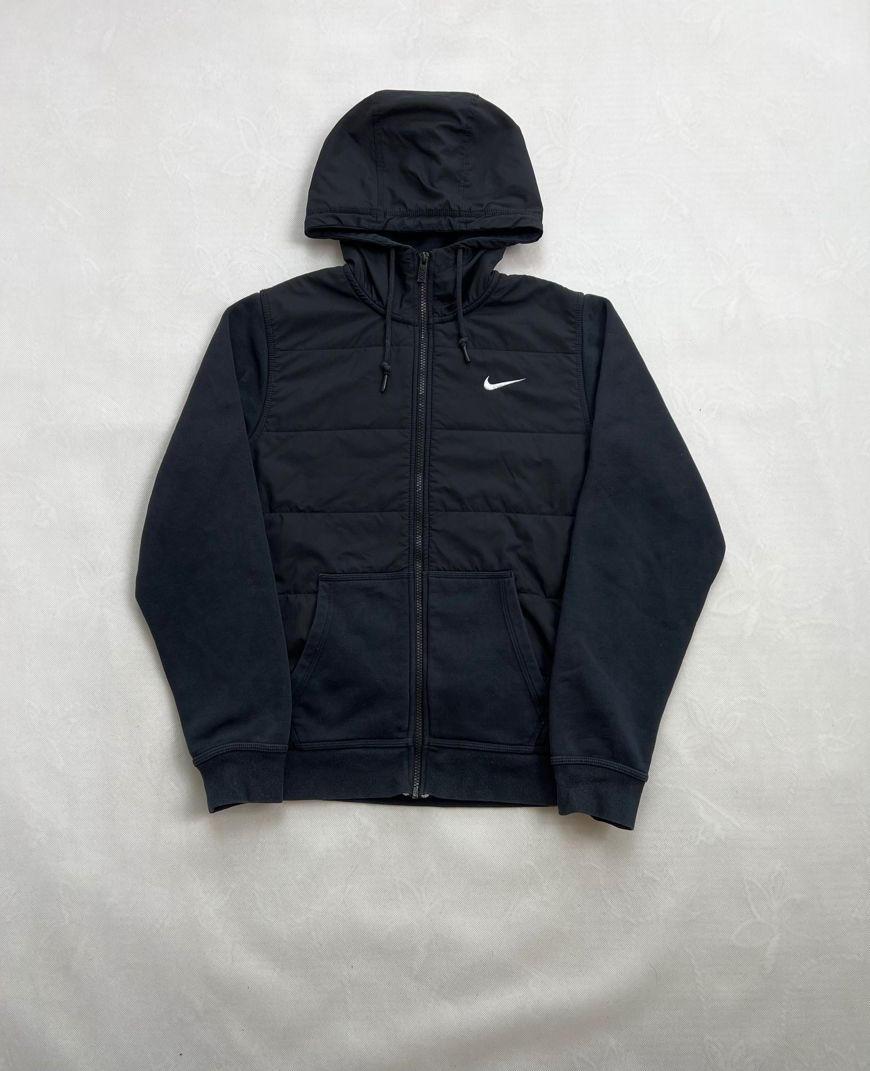 Bluza Nike small logo zipped black