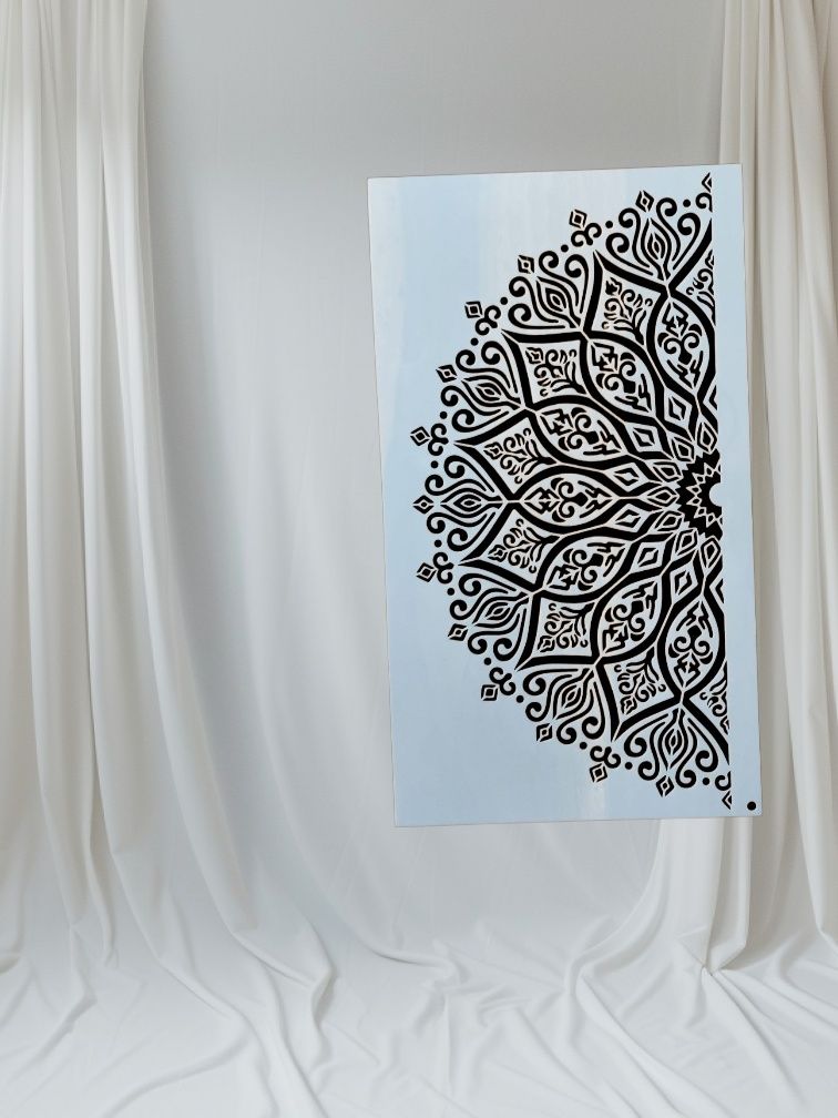 Szablon Mandala (wzór 40x70cm szablon 20x35cm ) malarski, DIY - Nowy