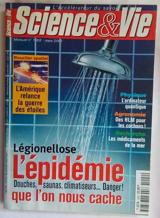 Cinco números antigos da revista Science & Vie