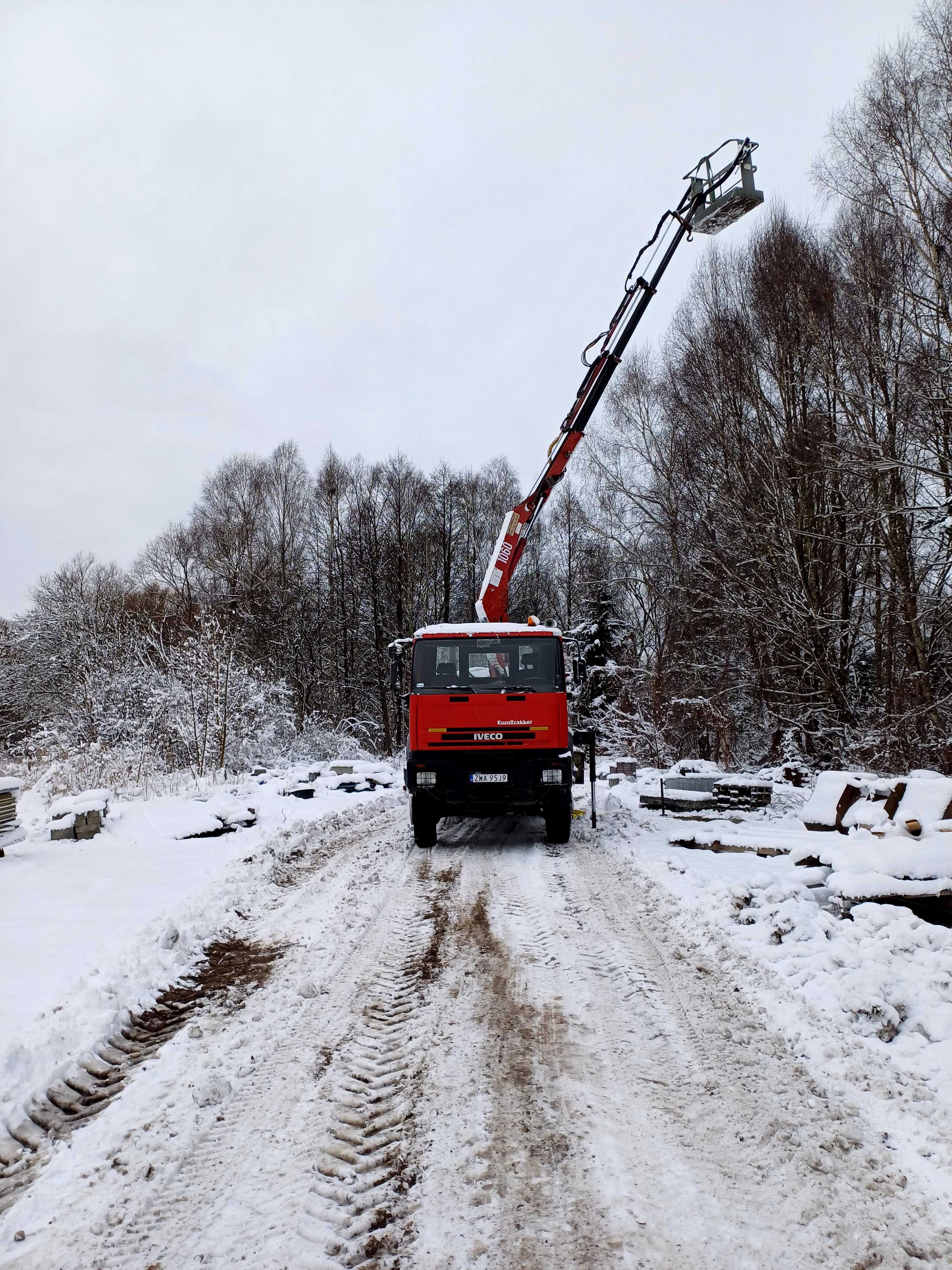 Transport wywrotka 4x4 hds platforma