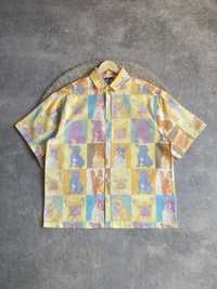 ASOS Design оригинал новая мужская гавайская рубашка оверсайз в принт