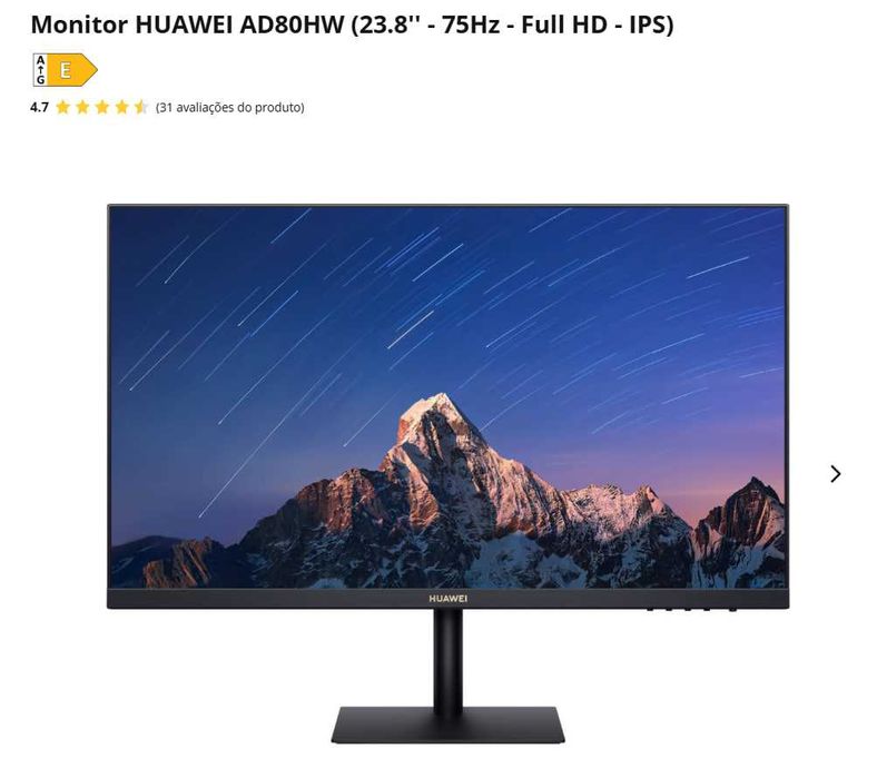 2 Monitores HUAWEI AD80HW (23.8'' - 75Hz - Full HD - IPS)