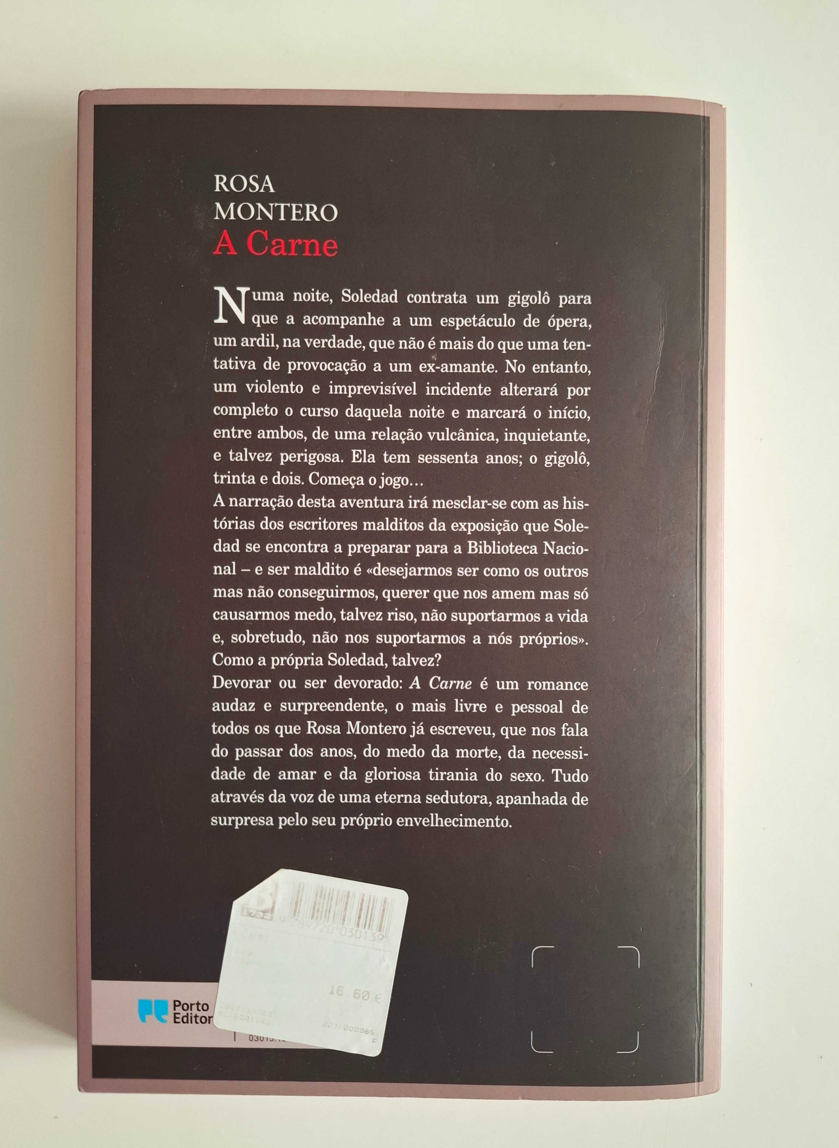 Livro "A Carne" de Rosa Montero