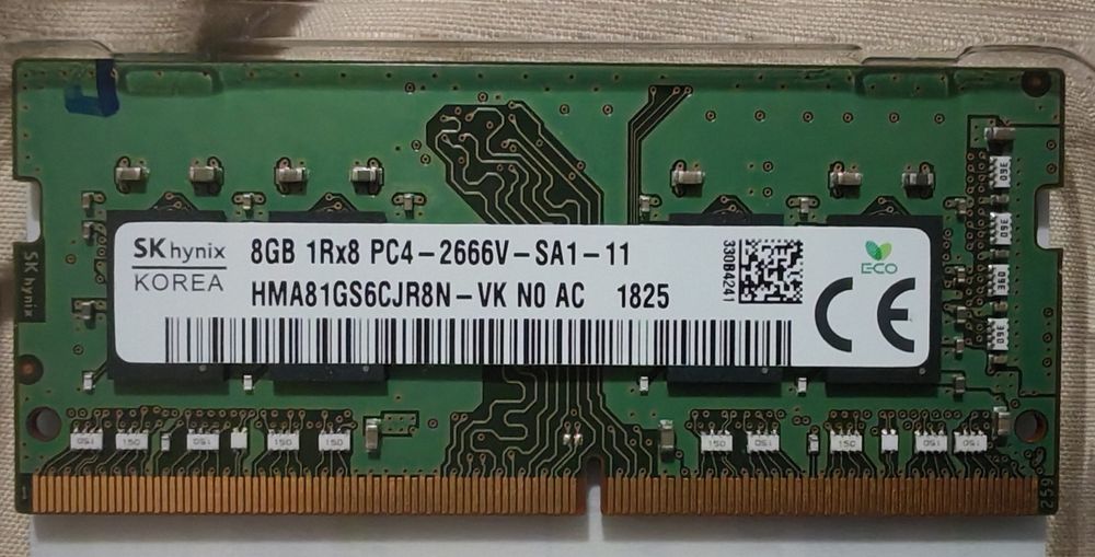 8GB DDR4 sodimm 2666