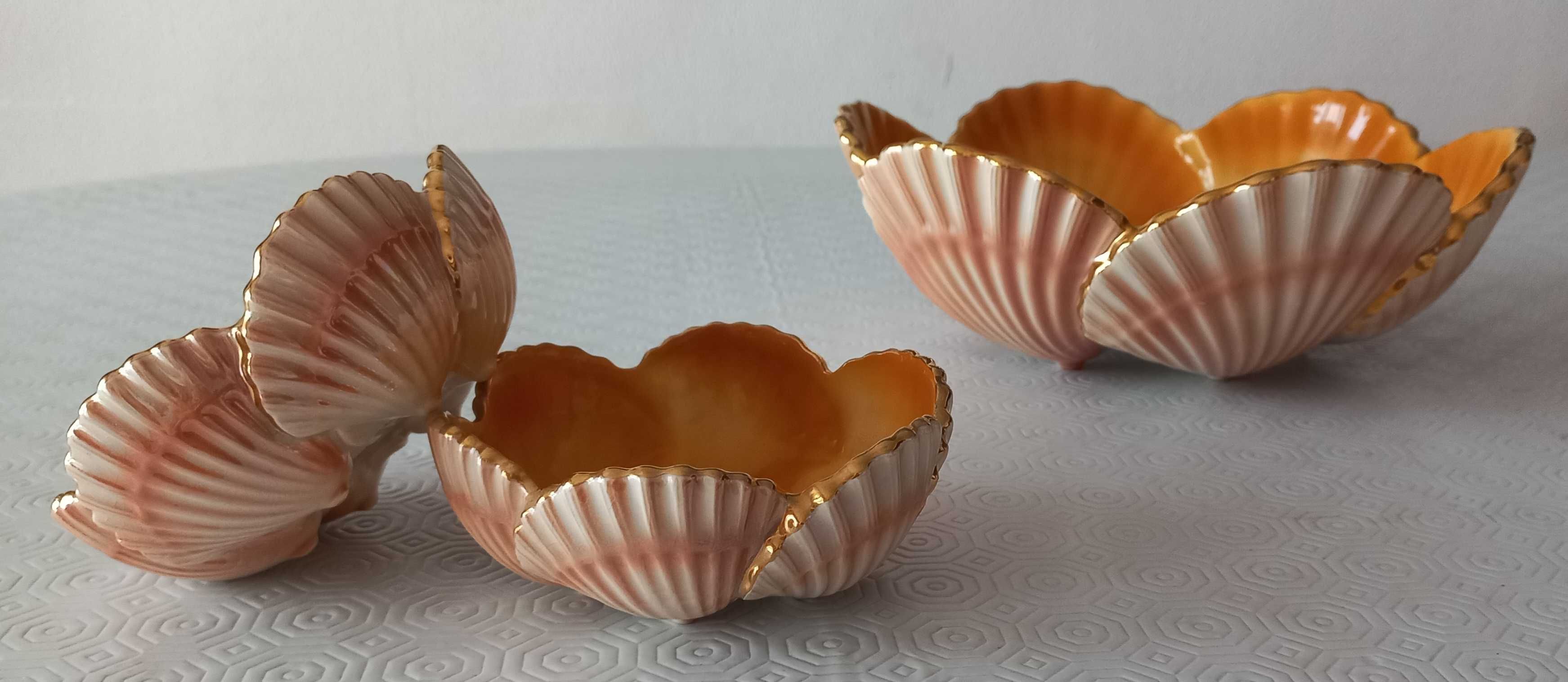 Conjunto de taças 'Vieira' da faiança Aleluia-Aveiro