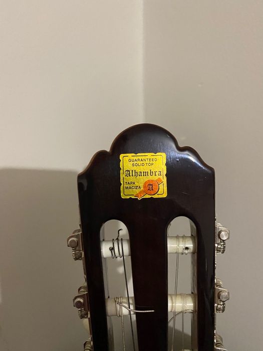 Guitarra Clássica Alhambra 3C | Made in Spain | Nunca usada + Mala de