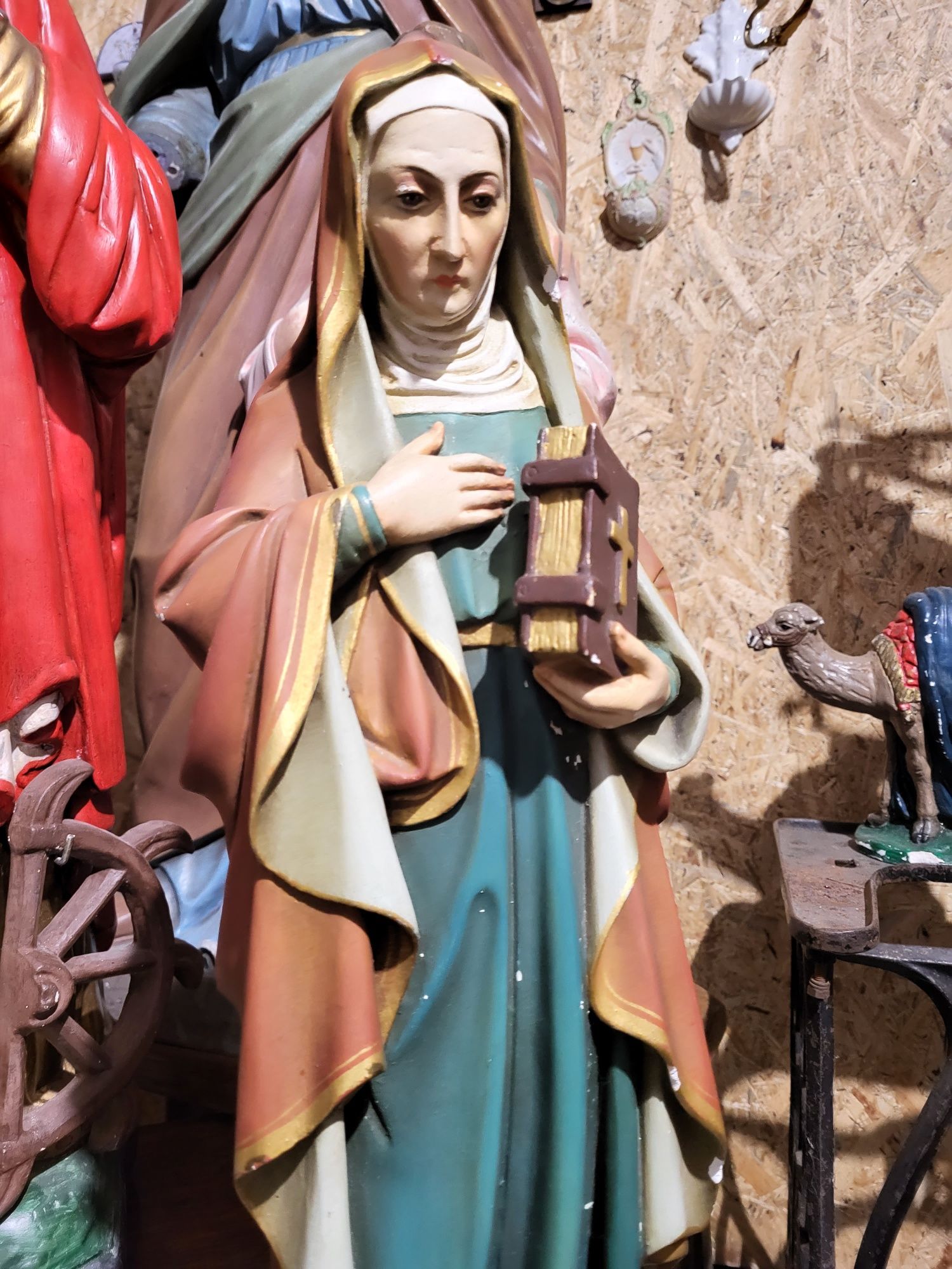 Święta Anna Matka Maryi gipsowa figurka