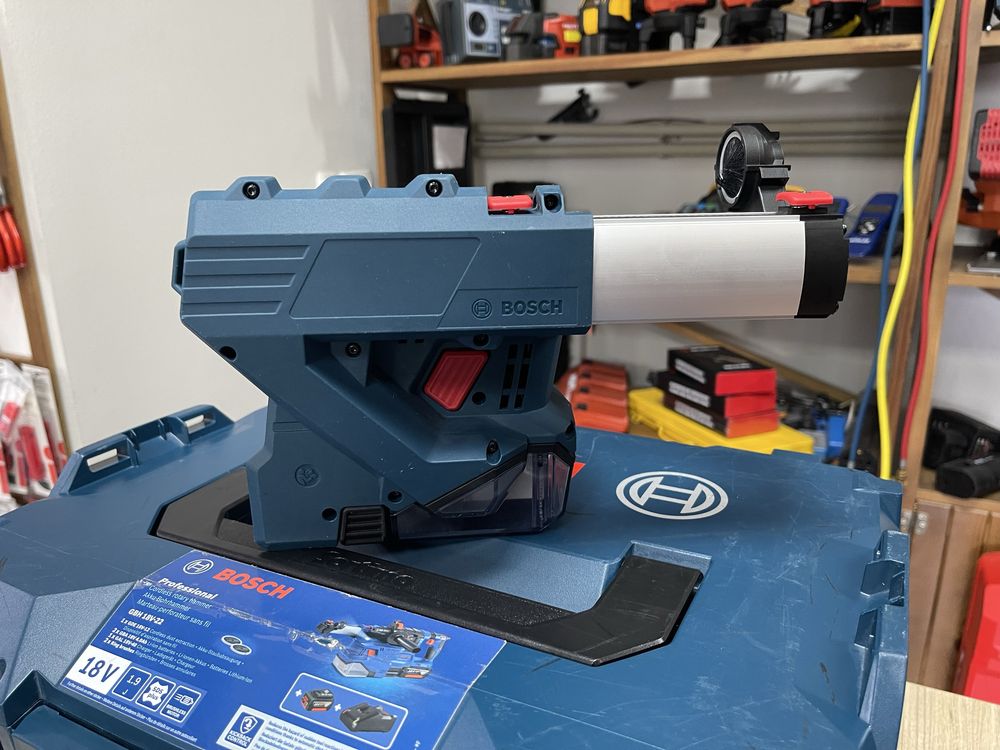 Bosch GDE 18V-12 + L-Boxx / система пиловидалення для GBH 18V-22