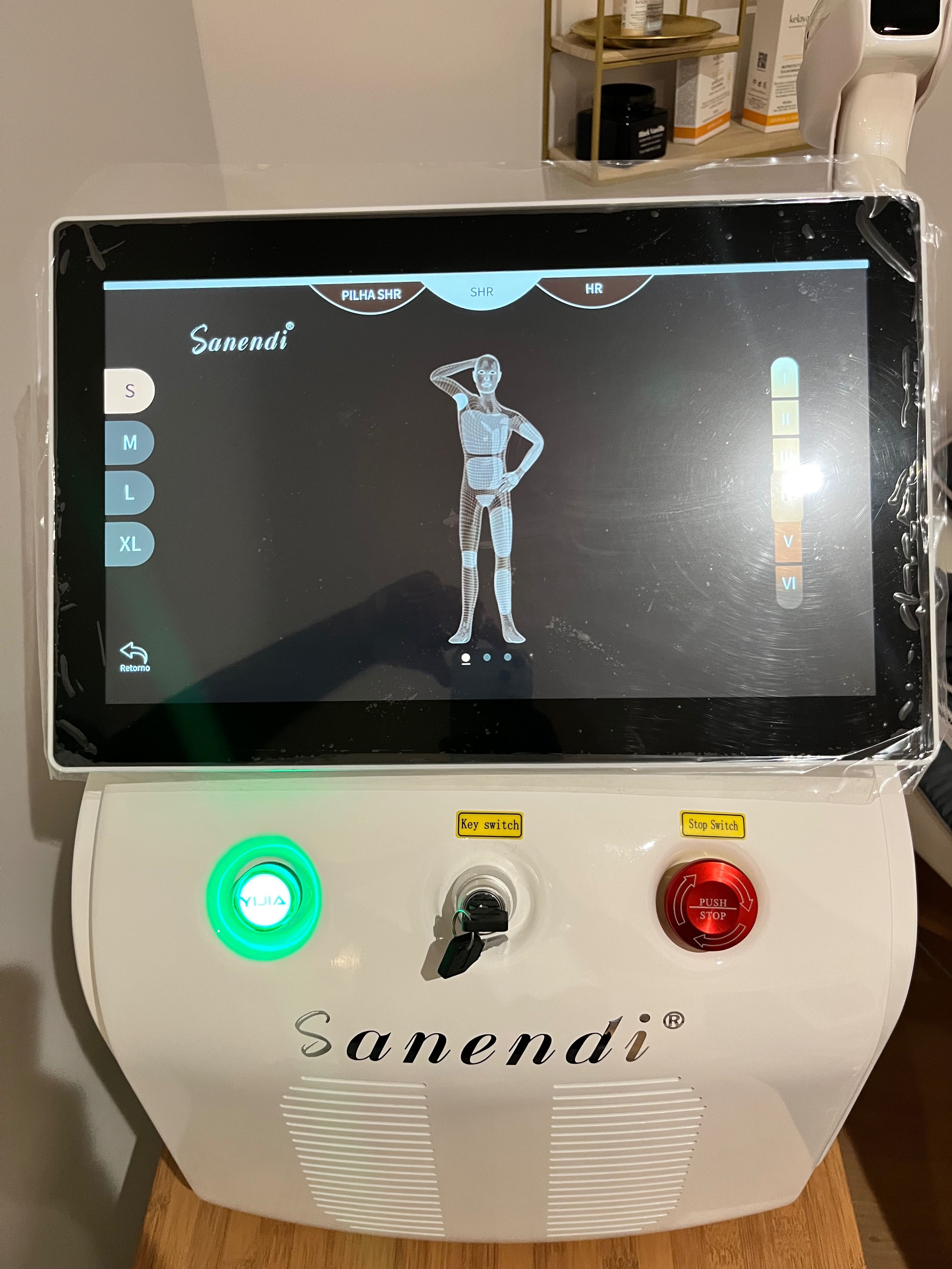 Máquina de Depilação a Laser 4 Ondas Profissional