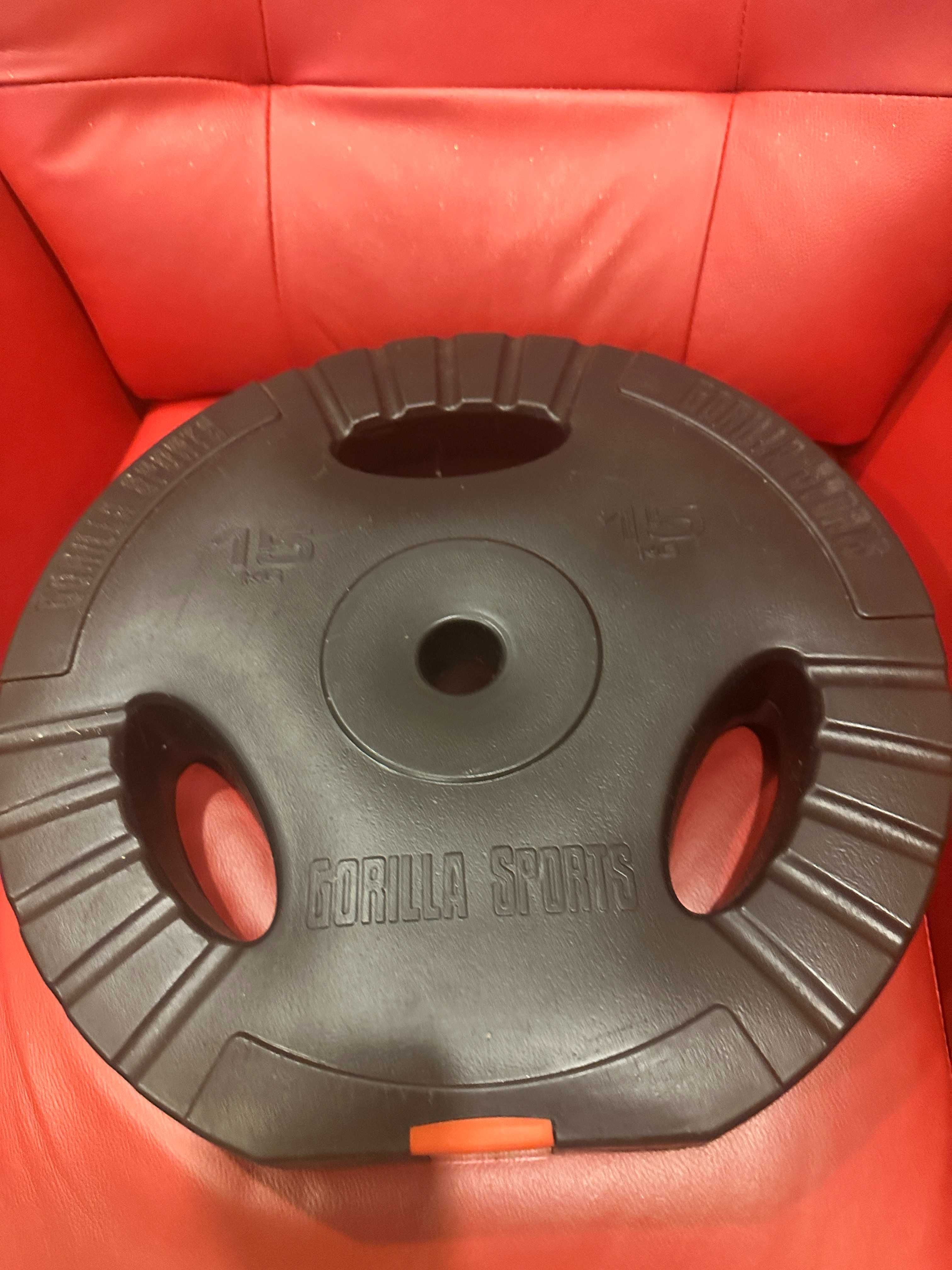 Conjunto de 8 pesos de 15 k
