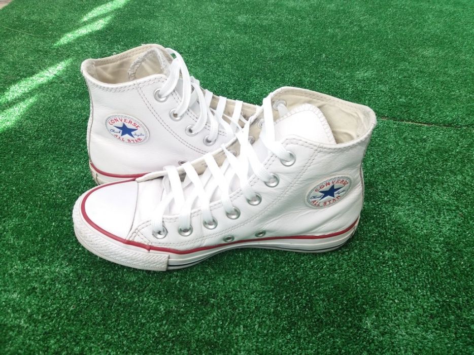 Converse skórzane białe r36