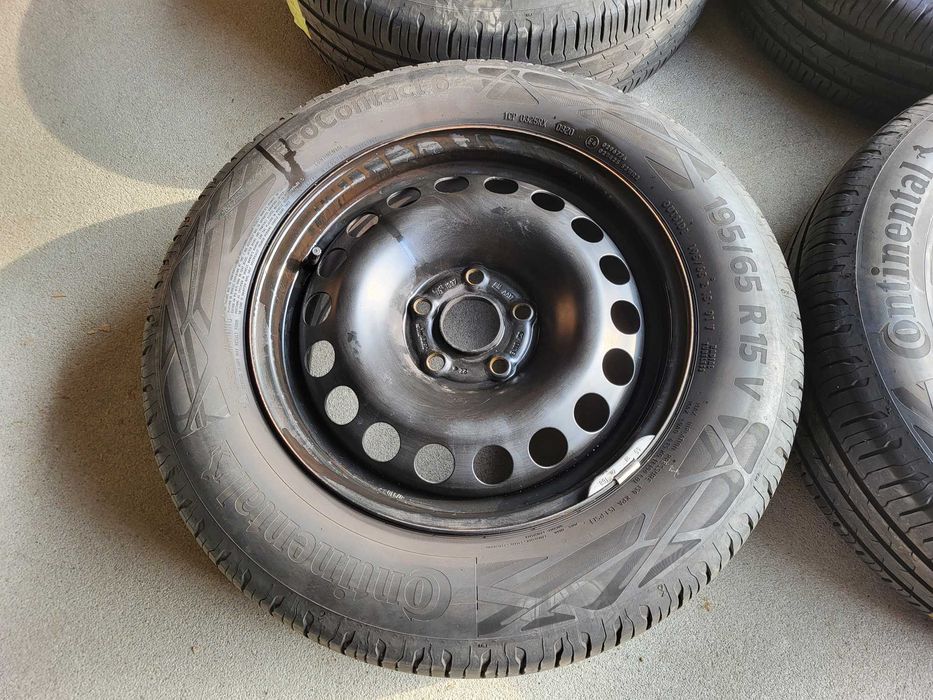 [L31] Koła letnie 15 Cali 5x105 Conti 195/65 Opel Astra IS37 +Czujniki