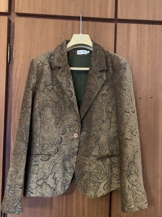 Blazer Esverdeado classico - Rita Castro