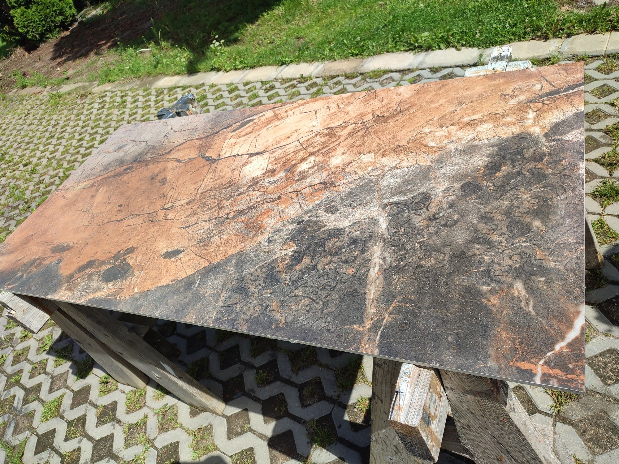 Duże płytki gresowe, gres flamestone, 160x80