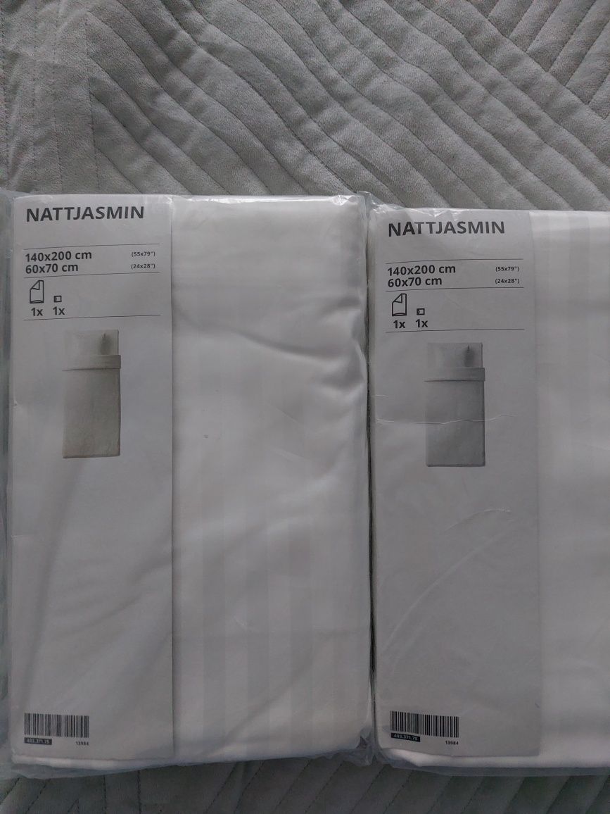 2 komplety pościeli Ikea Nattjasmin