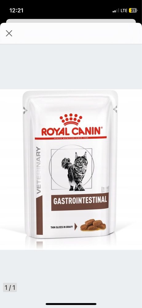 Royal canin Gastro Intenstinal 5 saszetek