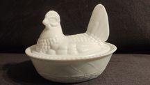 Ceramiczna kura PRL bomboniera latimo jak Ząbkowice
