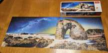 Puzzle panorama Trefl zorza polarna 1000 elementów kompletne jak nowe