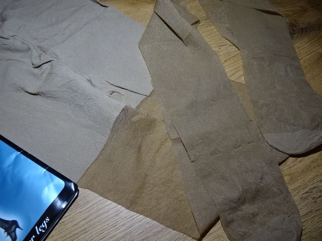 Rajstopy bezowe nowe wzmacniane majtki XL