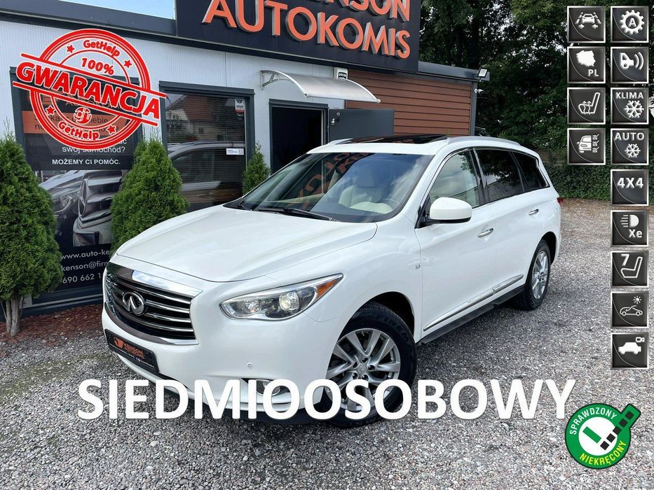 Infiniti QX60 HAK, 4x4, Podgrzewane Fotele/Kierownica Asystenci,Kamera Cofania, BOSE