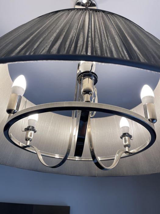 Candeeiro de teto em aço inoxidável
