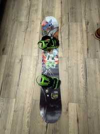 Deska snowboardowa Lib Tech T.Rice + wiazania Union Flite Pro