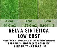 Relva artificial  LOW COST.