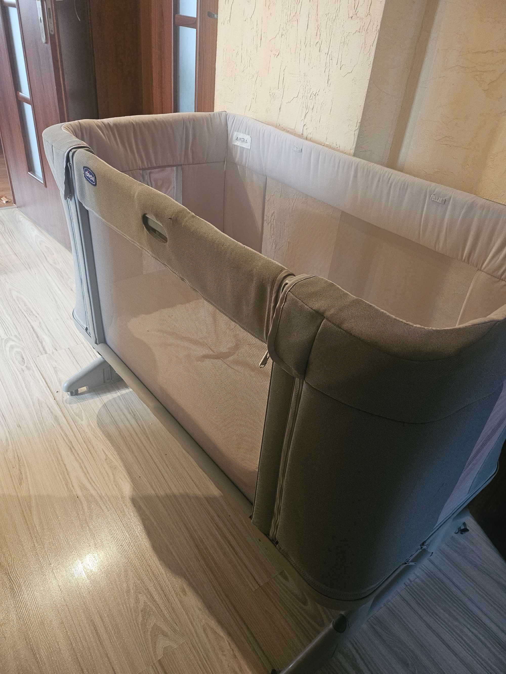 Łóżeczko chicco next2me forever z funkcją dostawki
