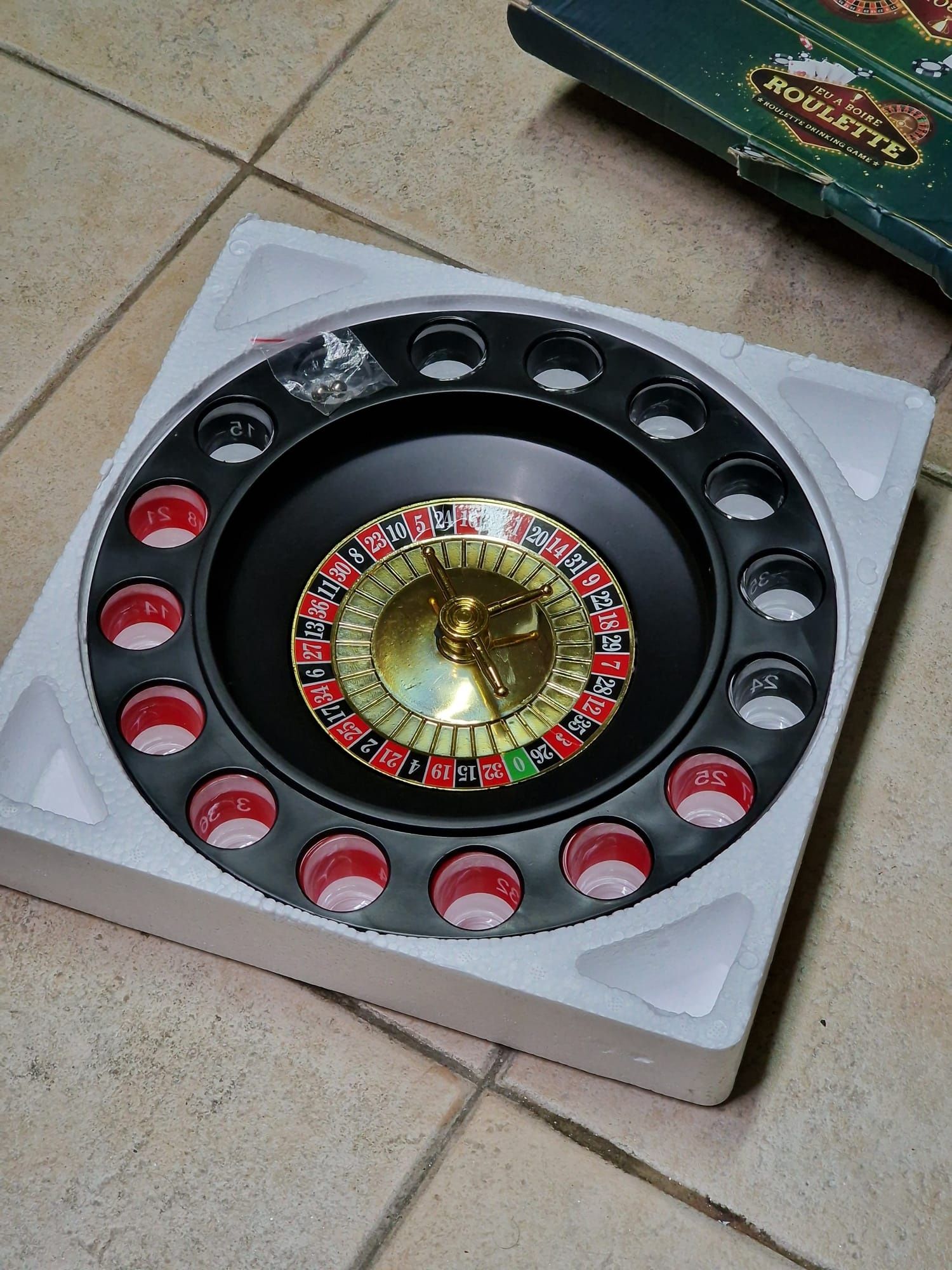 Jogo roleta de shots