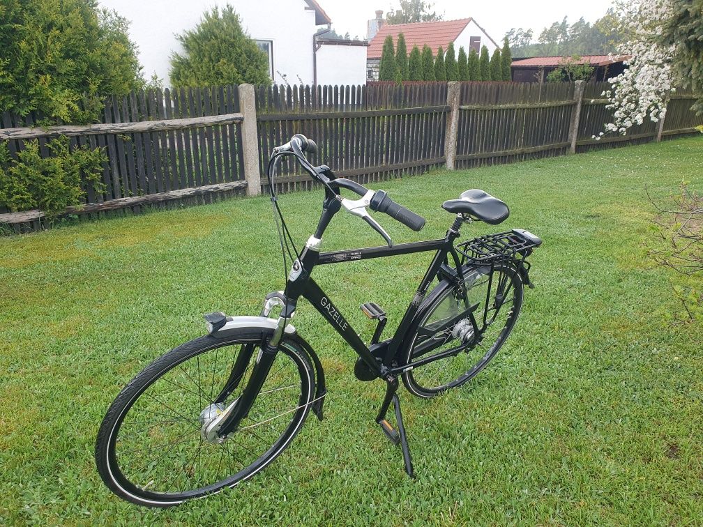Gazelle Paris C7 + Czarny Metalic 2023r 61cm