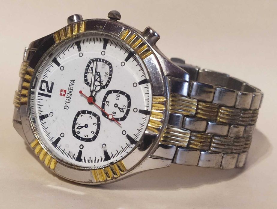 Zegarek Damski Geneva quartz duży