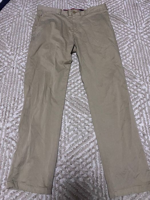 Брюки классические светлые TOMMY HILFIGER