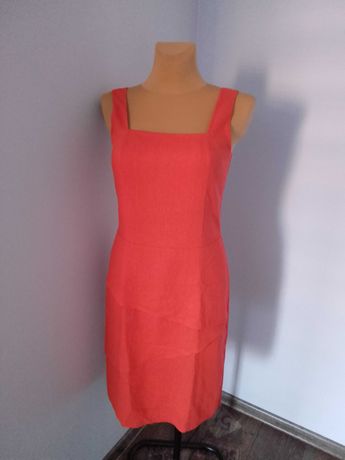 Krótka pomarańczowa sukienka 38 Quiosque nowa M