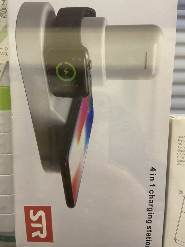Док-станция STR 4 in 1 Wireless Charging Station for iPhone / Apple Wa