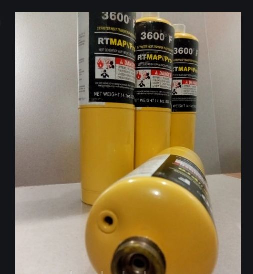 Горелка газовая, сварочная, пъезо под Мапп-Газ. Для пайки медных труб