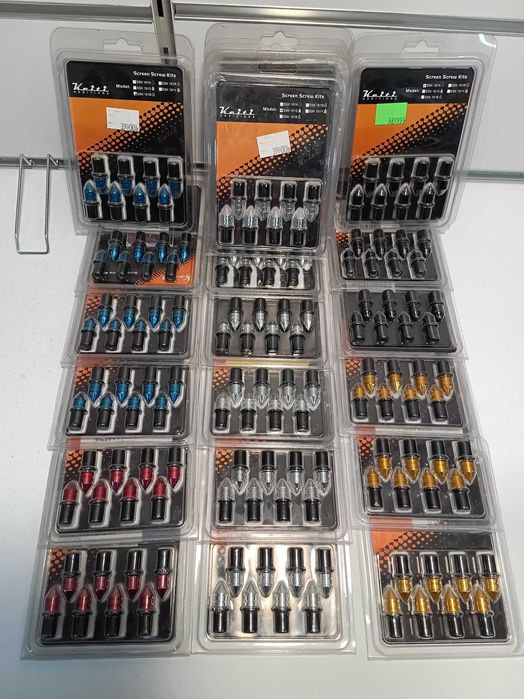 Śruby do owiewek motocykla. Wyprzedaż SUPER CENA kolce aluminiowe