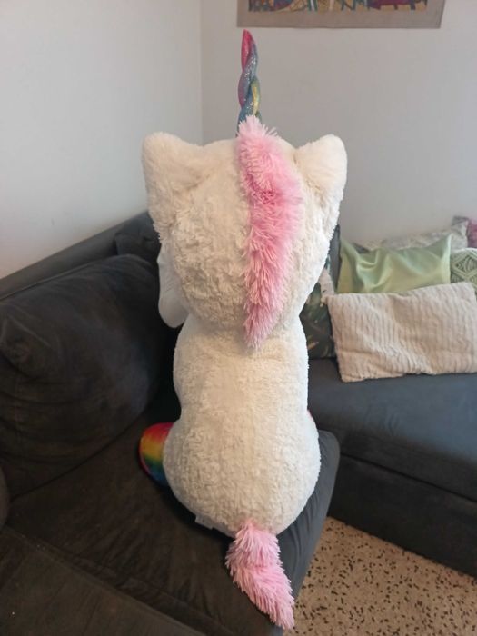 Peluche Unicórnio Gigante - Prenda de Natal
