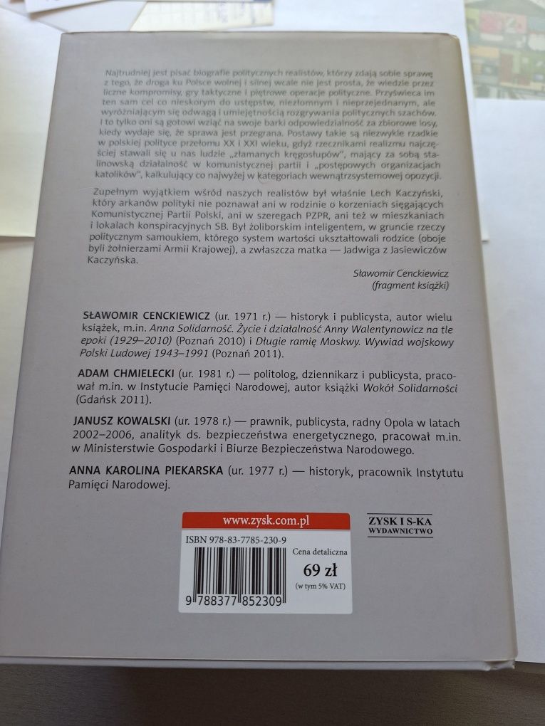 Lech Kaczyński - biografia polityczna Cenckiewicz Kowalski Chmielecki