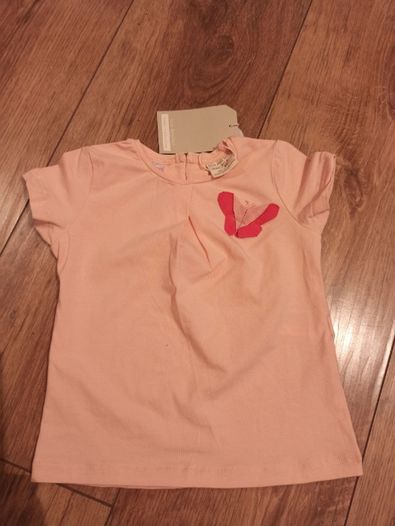 T-shirt dziewczynka zara motylek roz 80