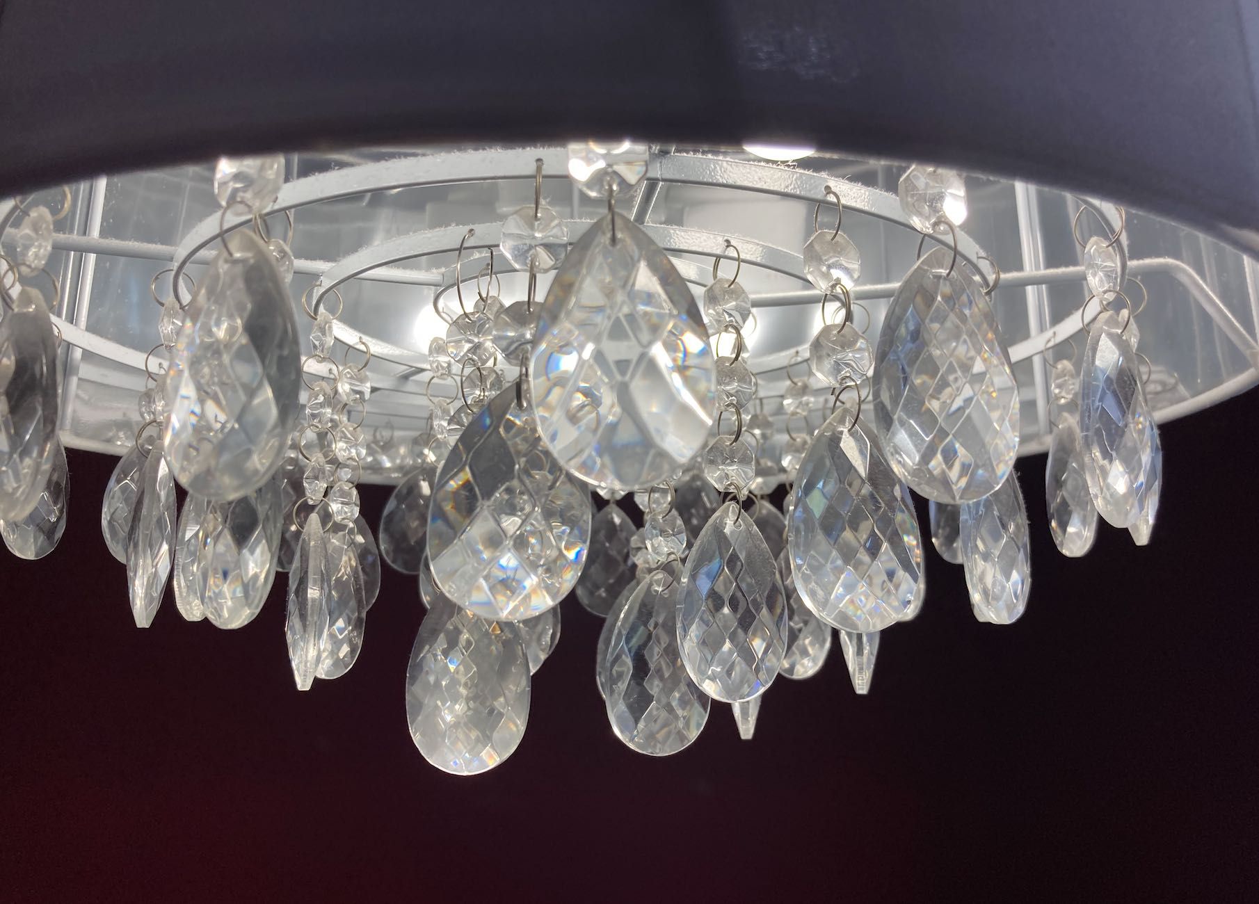 Lampa wisząca żyrandol Vigo z kryształami