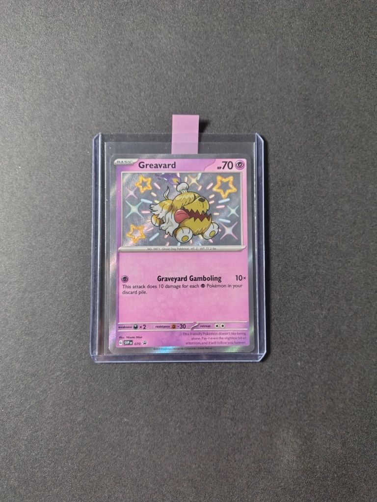 Pokemon tcg Greavard promo Paldean Fates