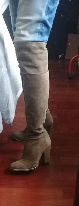 Botas Zara pele 38