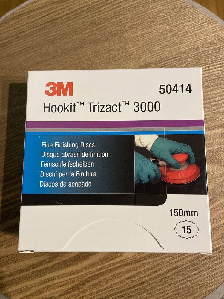 Krążek ścierny Hookit Trizact P3000, 150mm 3M 50414.