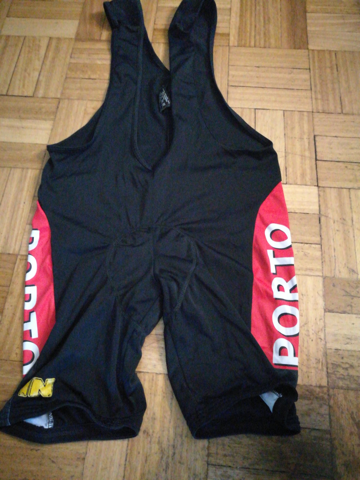 Calções de alças com proteção ciclismo Inverse