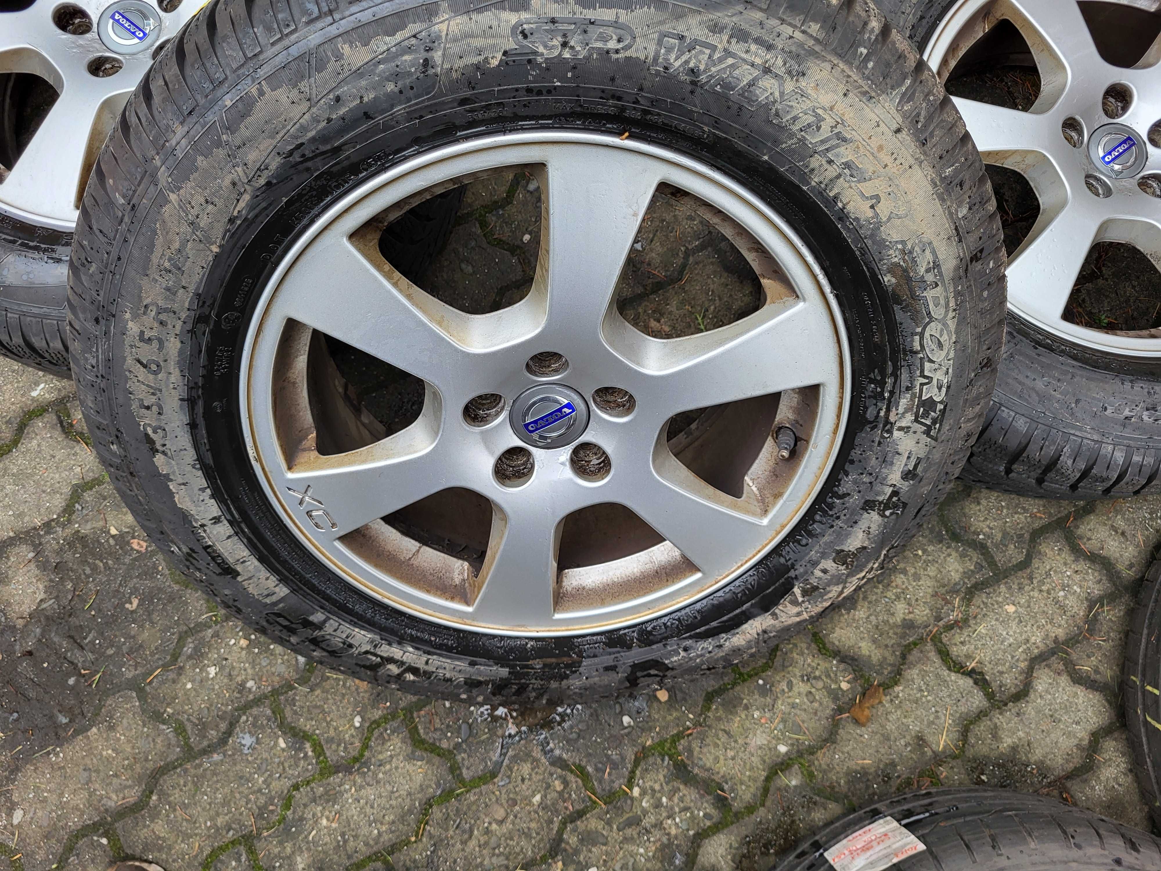 Felgi aluminiowe 17" 5x108 Volvo XC60 z oponami zimowymi