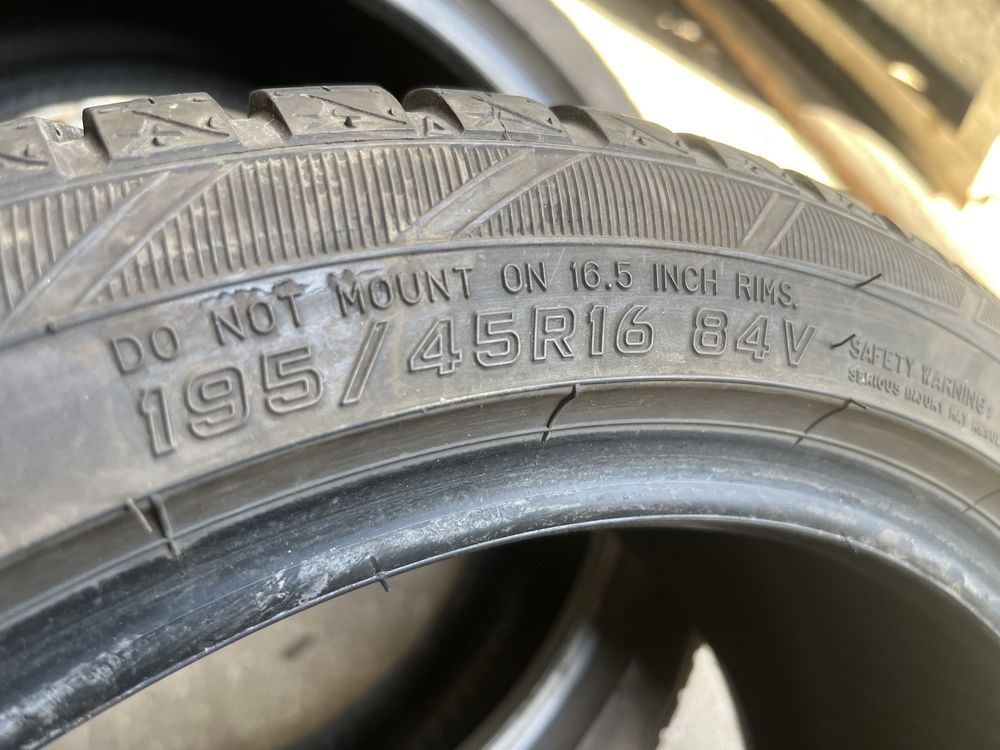 2x 195/45/16 Falken EuroAllSeason idealny stan 6.5mm 2szt 2019