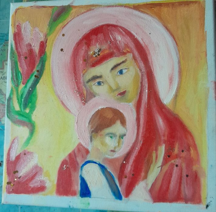 Картина Икона Матери Божьей