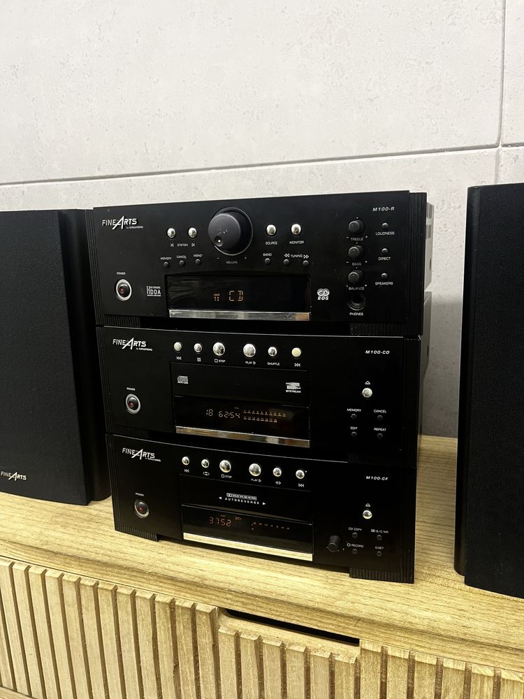 Grundig Fine Arts M100 - anplituner CD Deck kolumny z kolekcji